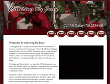 Tablet Screenshot of cateringbyjudyatginos.com